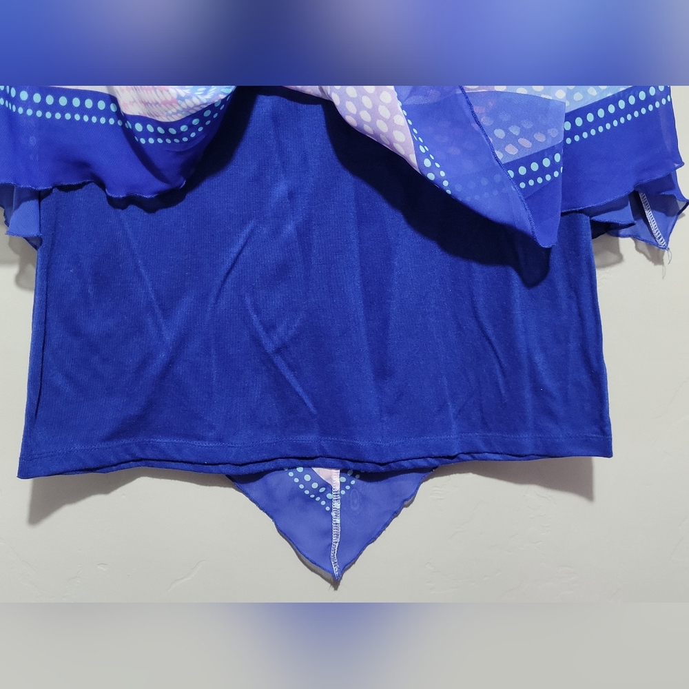 B.L.E.U. Multicolor Abstract Blouse - Picture 6 of 16